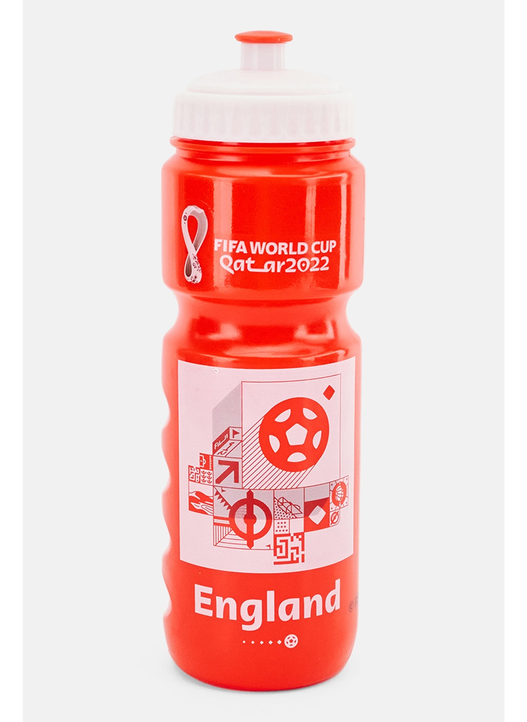 FIFA World Cup 2022 Plastic Water Bottle 700 ml, Red