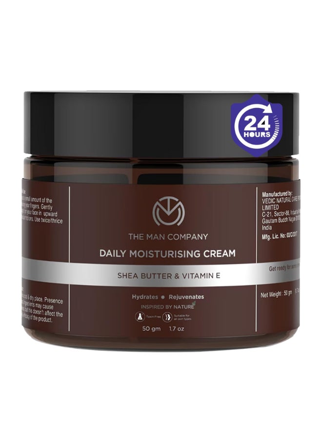 Daily Moisturising Winter Cream With Shea Butter And Vitamin E For Moisturizing And Hydrating, All Skin Types, 50 GM