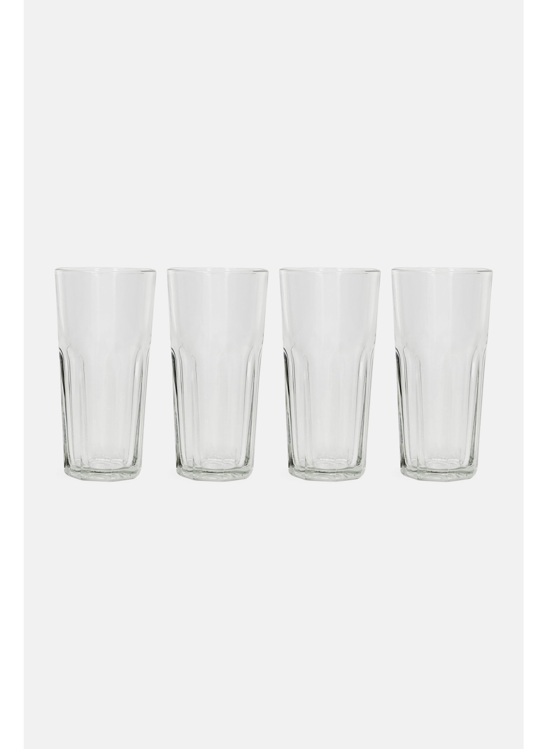 4 Pieces Drinking Glass Set 280ml, Transparent