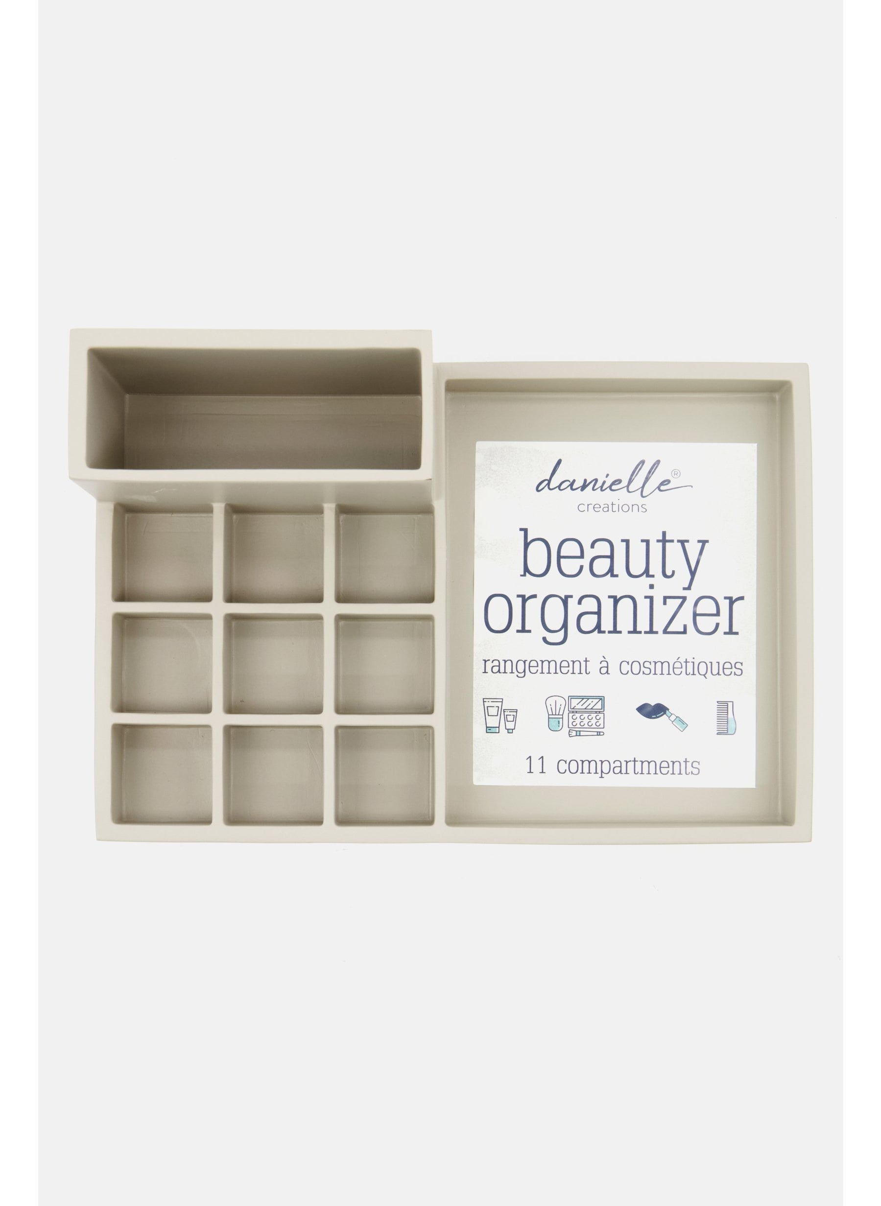 Multi Level Makeup Organizer, Grey