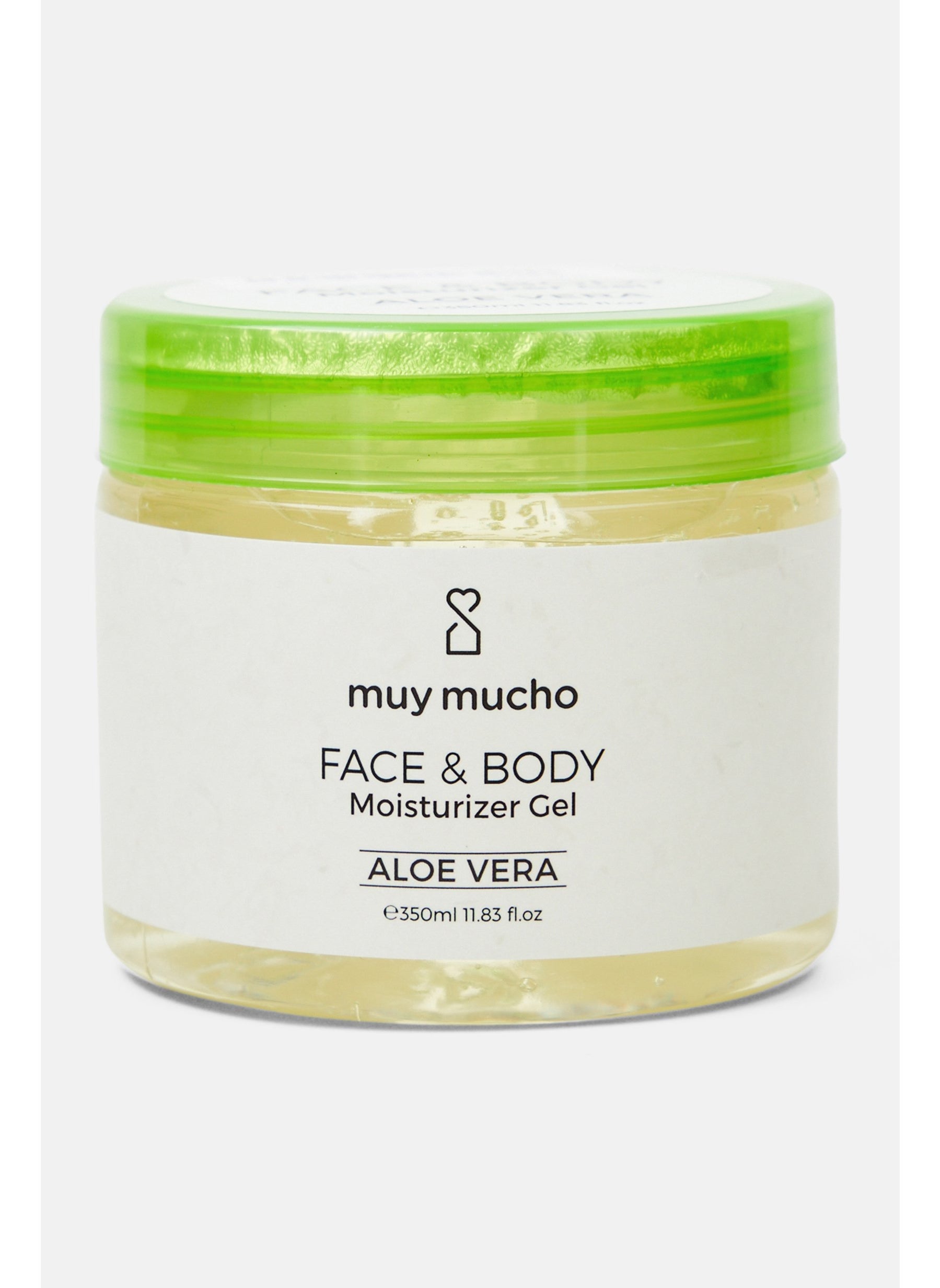 Face And Body Moisturizer Gel Aloe Vera 350ml, White