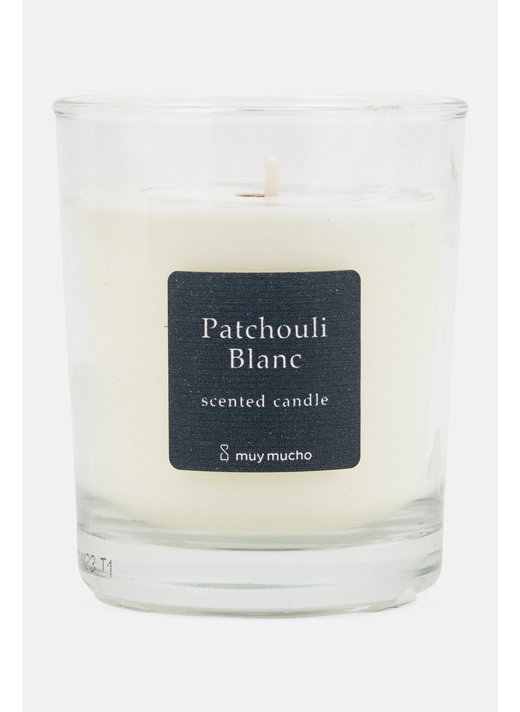 Patchouli Scented Candle, White