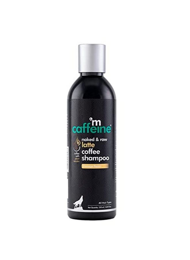 Latte Coffee Shampoo For Damage Repair With Coconut Milk & Keratin ; Moisturizes And Nourishes Dry Hair ; Sulphate & Paraben Free For Smooth & Shiny Hair ; For Men & Women ; 250 Ml