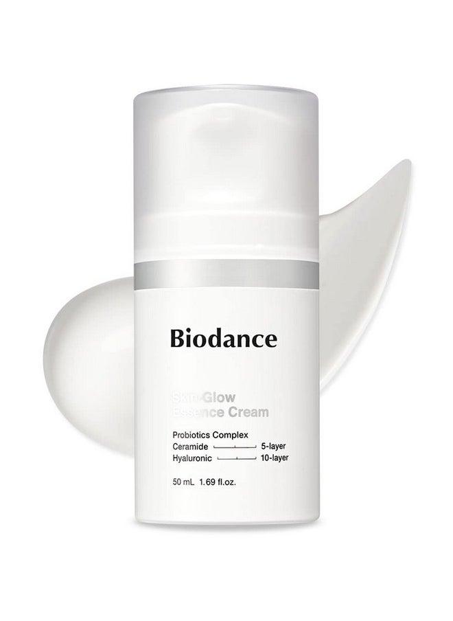 Iodance Skinglow Essence Cream ; Korean Face Cream & Hydrating Facial Moisturizer With Ceramides Probiotics Hyaluronic Acid For Face ; 1.69 Fl.Oz 50Ml