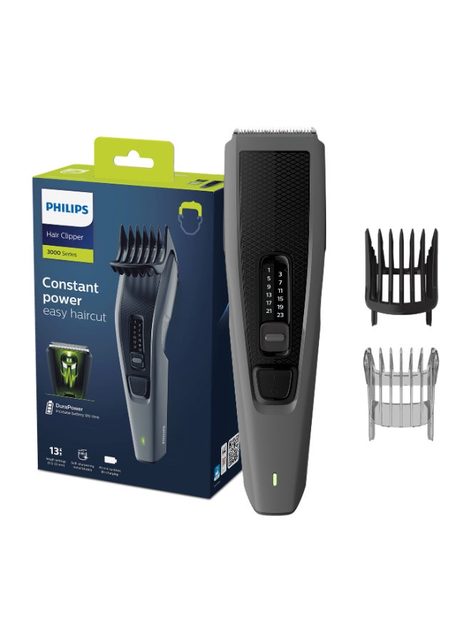 Hair Clipper 3000 Series – HC3525/13 - Black/Grey