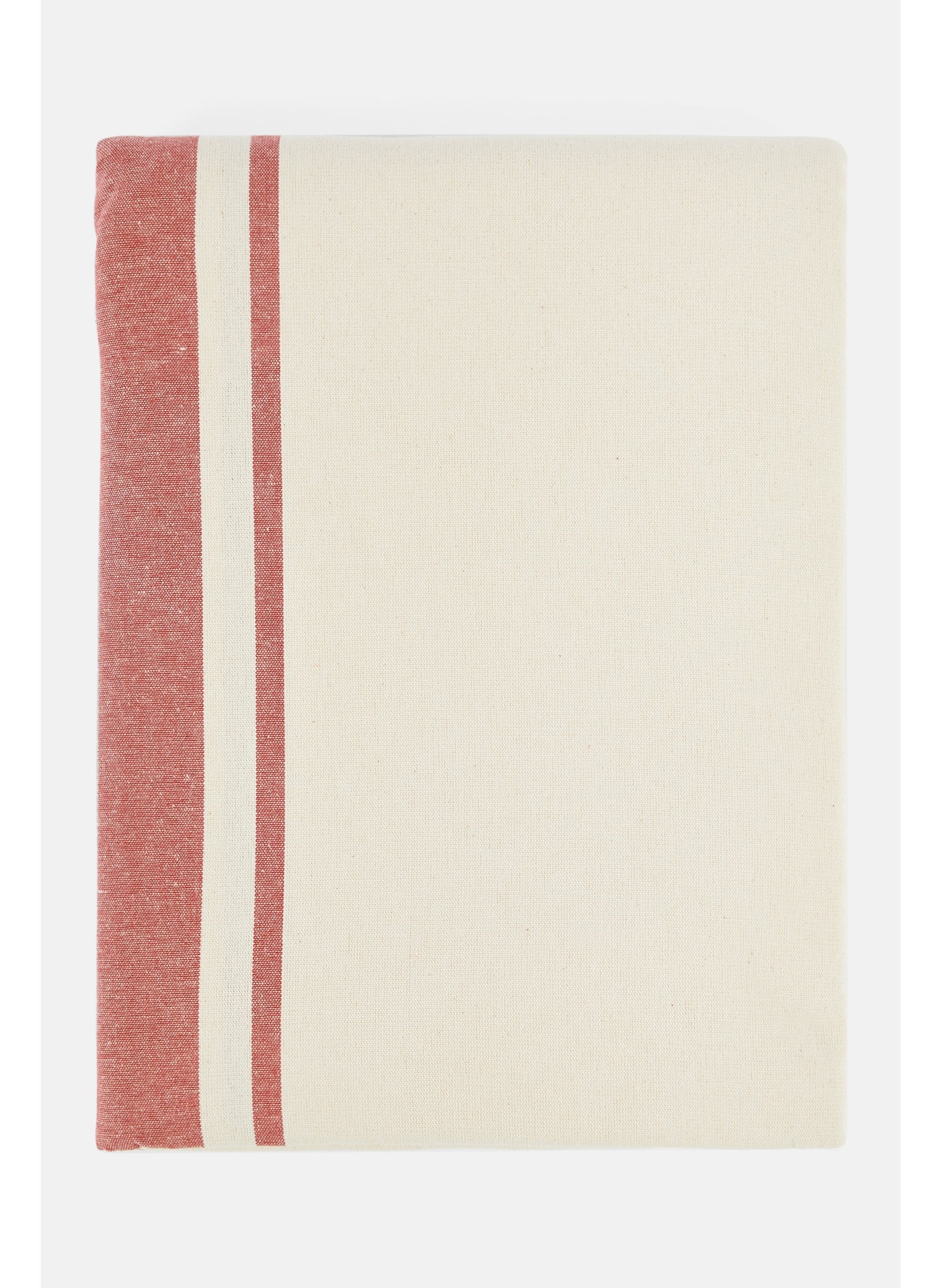 Woven Table Cloth 150 x 275 cm, Beige/Red