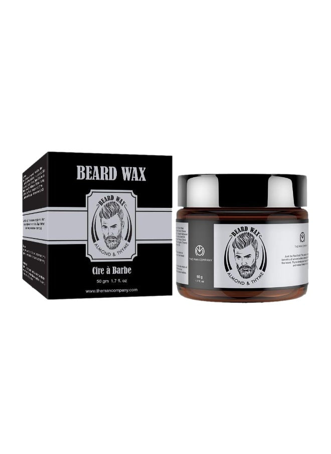 Beard Wax/Softener Beard Styling For Men With Almond And Thyme Oil 50 G