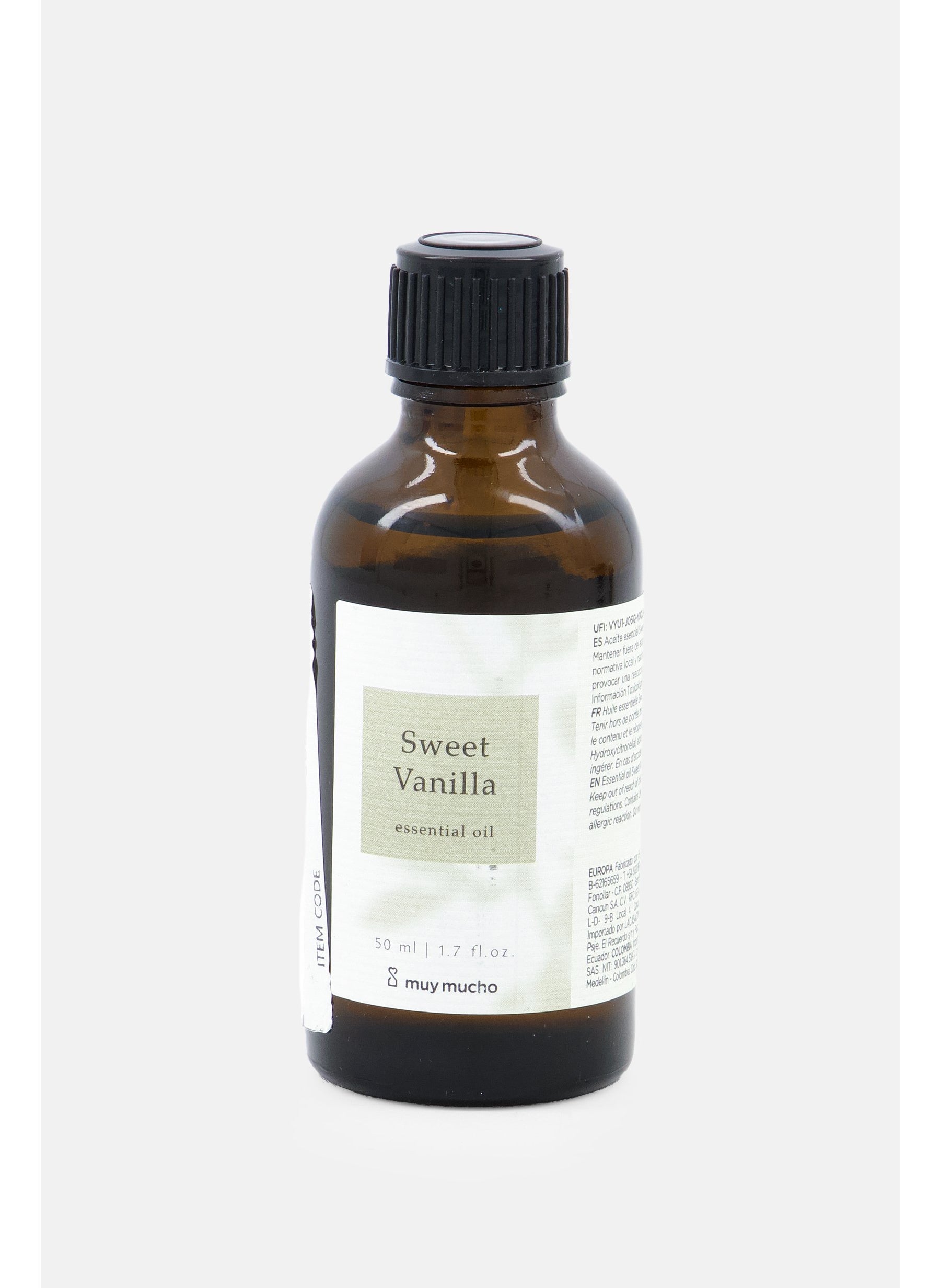 Sweet vanilla Essential Oil 50 ml, Black