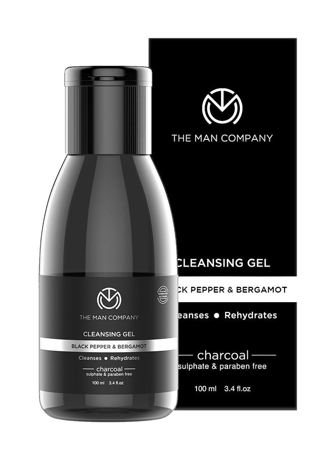 Activated Charcoal Tan Removal Cleansing Gel For Oil Control And Glowing Skin - 100Ml