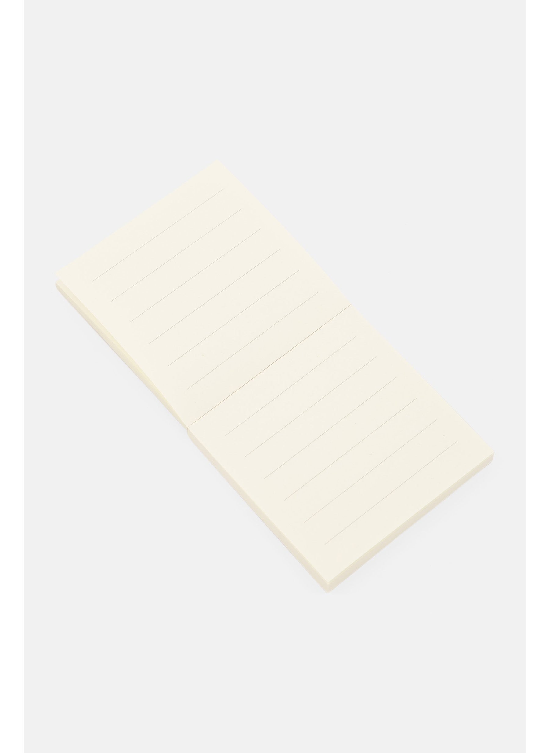 Lined Memo Pad, Ivory