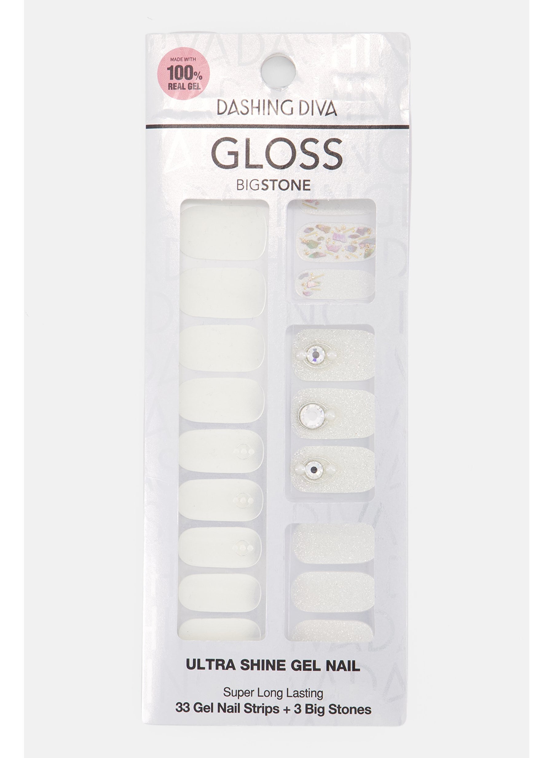 Gloss Big Stone Ultra Shine Gel Nail, Cream