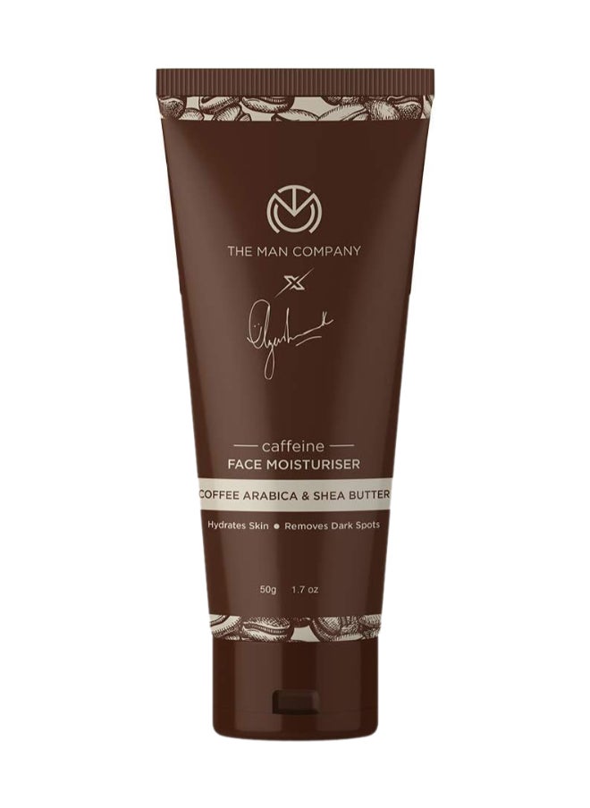 Coffee Face Moisturiser With Coffee Arabica And Shea Butter Soft And Smooth Skin Nourishment, Brown, 50Gm