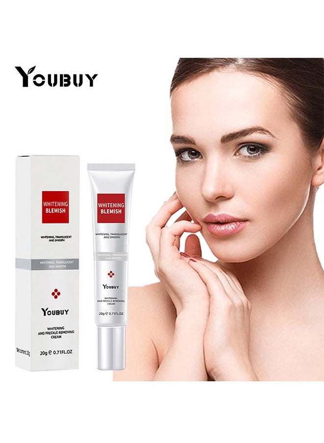 Whitening And Freckle Removing Cream,Dark Spot Corrector Remover Cream Whitening Moisturizing Brighten Complexion Improving Skin Barrier 20g