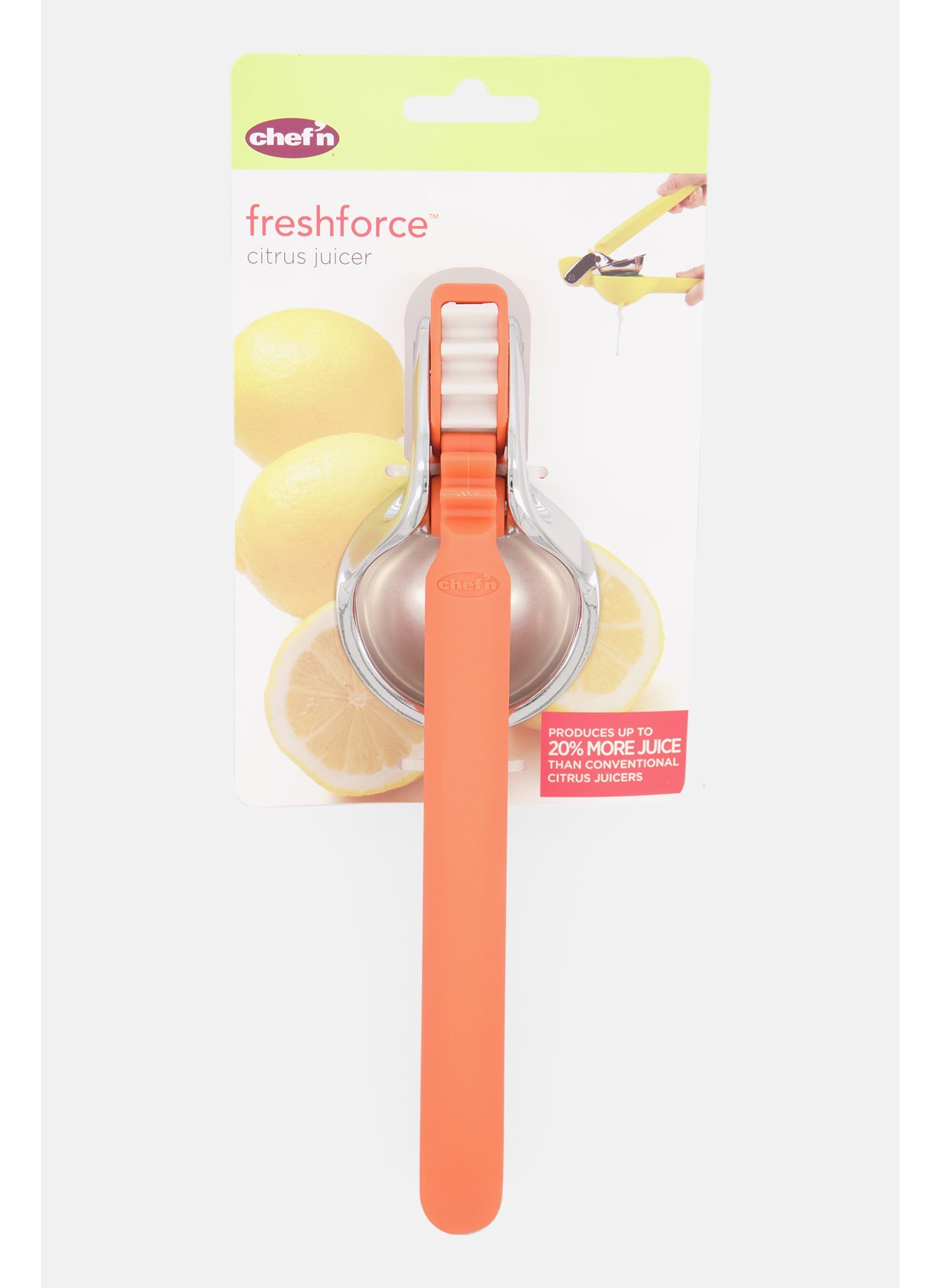 Freshforce Citrus Juicer For Oranges, Orange/Silver