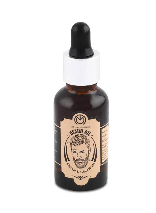 Argan And Geranium Beard Oil 30ml