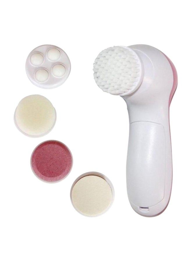 5-In-1 Multi-Functional Facial Massage Kit Pink/White