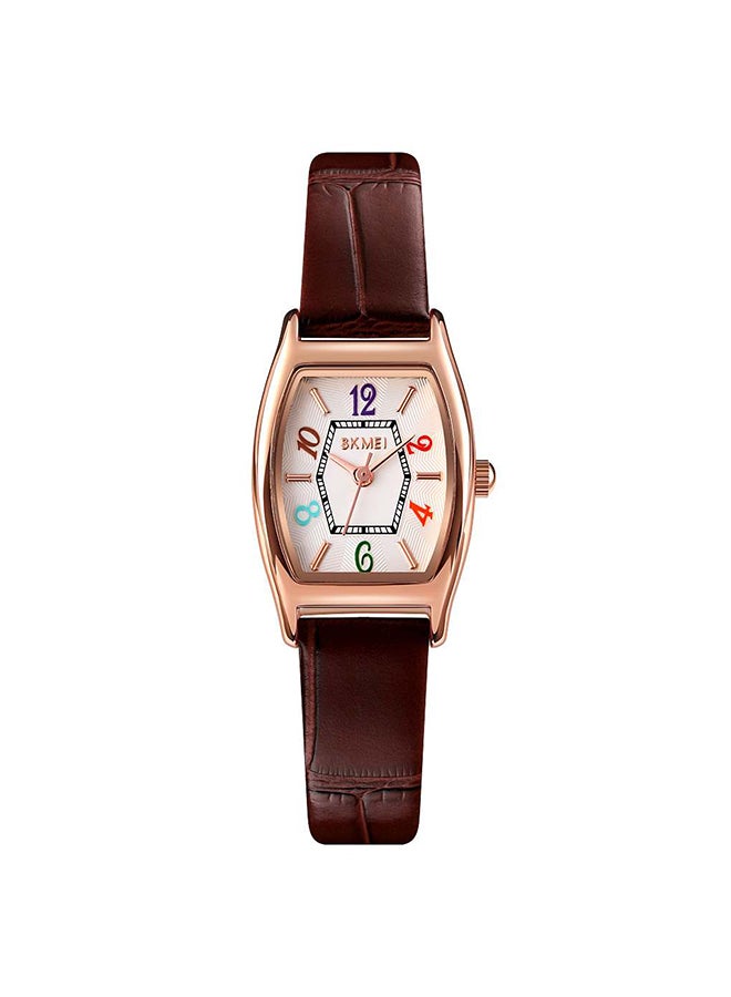 Women's Fashion Casual Red Small Leather Wo Quartz WristWatch 1871RGCF