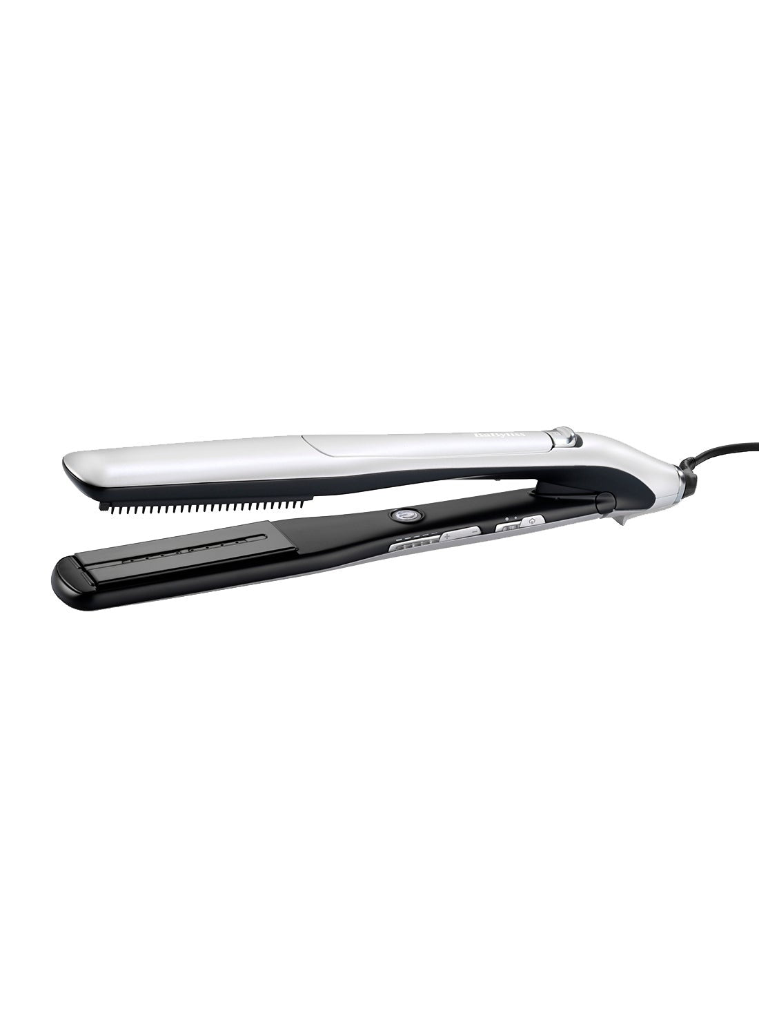 Steam Lustre Professional Hair Straightener | Advanced Ceramic 36mm Broad Heating Plate | 5 Heat Settings From 170-210øC | 360ø Surround Steam Technology For Smooth Hair | ST595SDE Silver