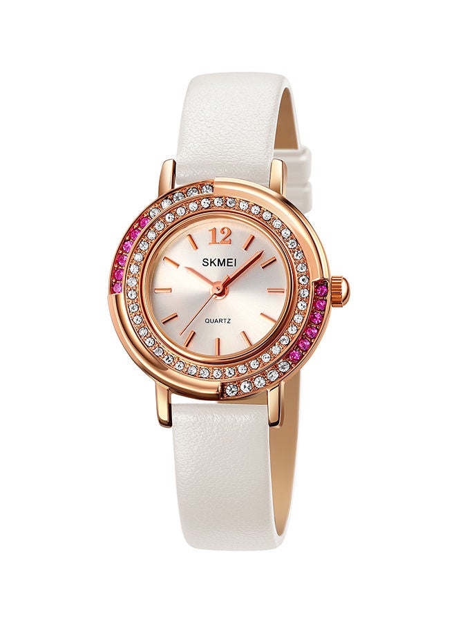 Women's Fashion And Elegant Leather Watch Waterproof Clock Watch 1855