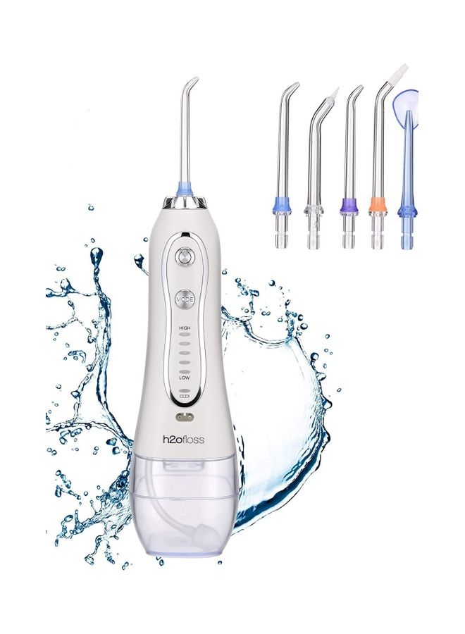 Portable Electric Dental Water Flosser White