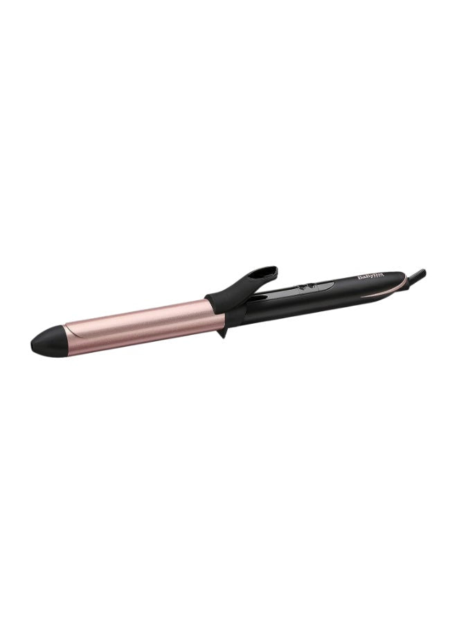 Hair Curler | 25mm Barrel For Versatile Styling | 6Temperature Settings For Customization &Rapid Heat-up Time | Ceramic Coating For Smooth Curls With Advanced Temperature Control | C451SDE Pink/Black