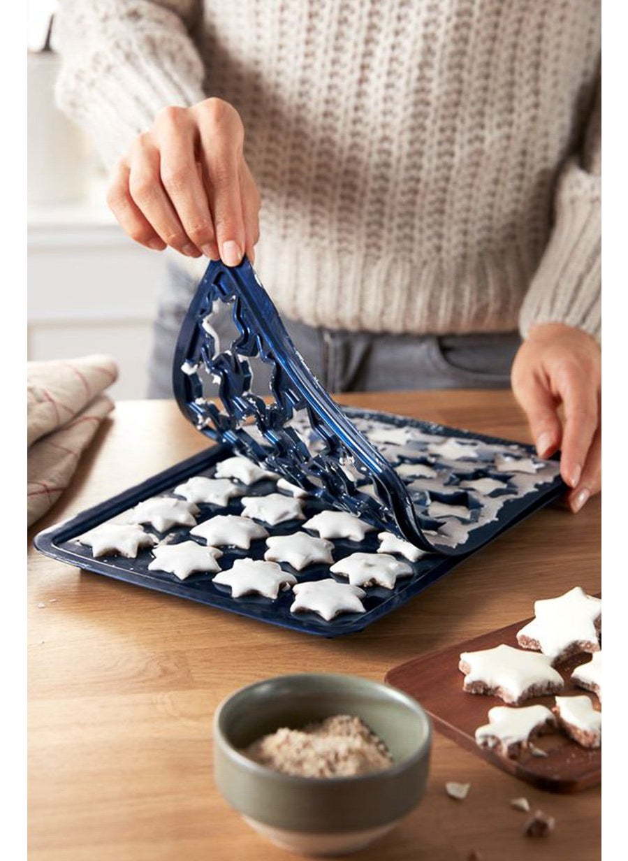 Cinnamon Star Baking Mat, Navy