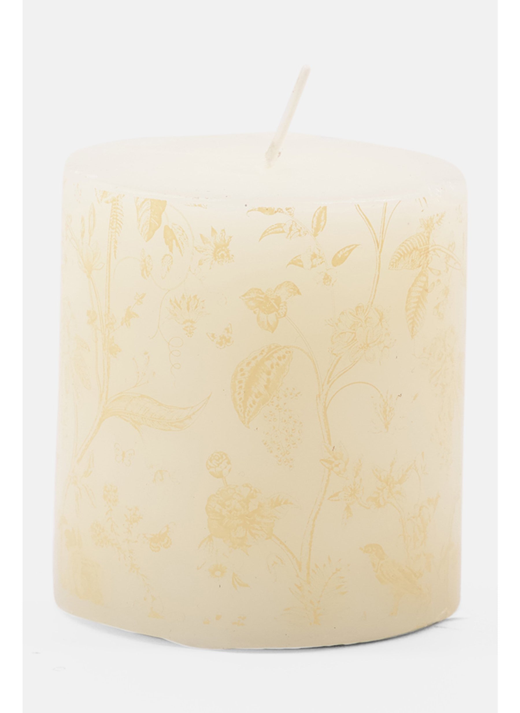 Lily  Muguet Flower Candle, Beige