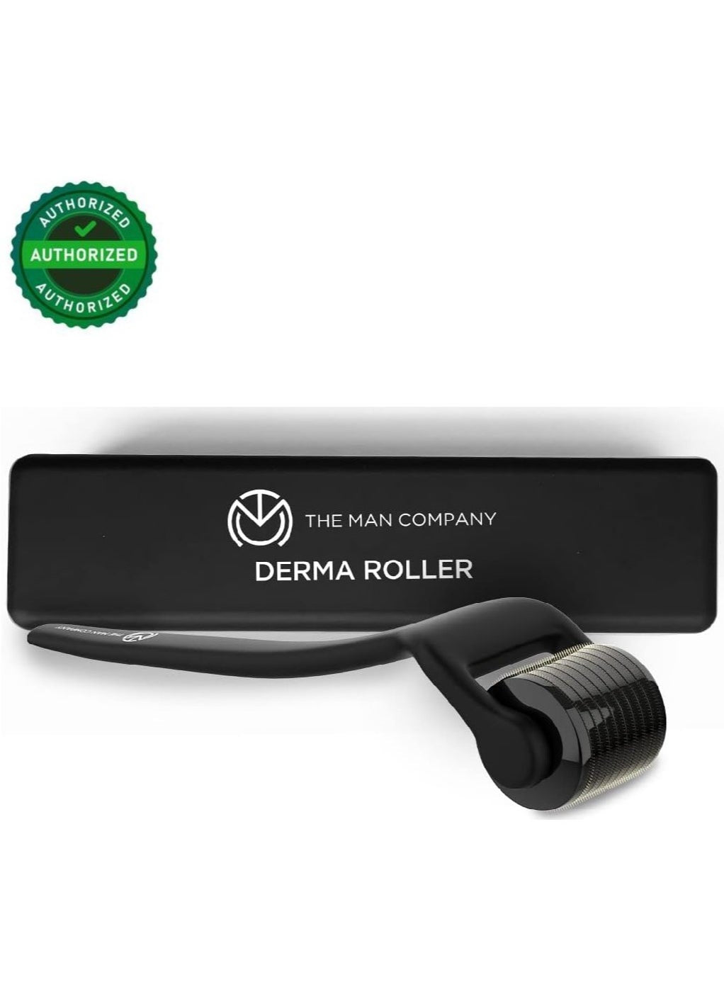 Derma Roller For Men, Scalp And Beard, Activates Hair Follicles, 540 (0.5 mm) Chromium Micro-Needles With Titanium Finish