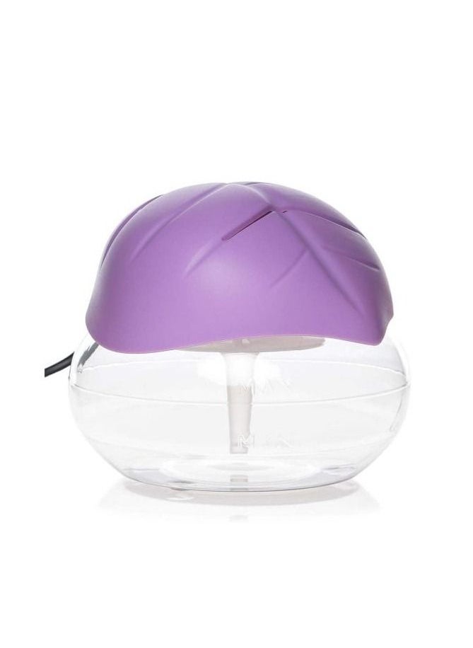 Purple Leaf-Shaped Portable Air Revitalizer: Refresh, Diffuse, Purify, and Humidify Your Room