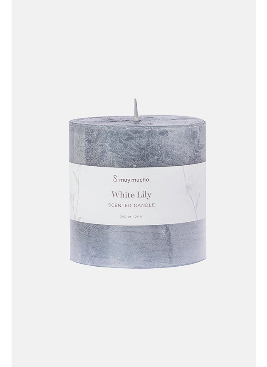 White Lily Scented Candle 7 d x 7 H cm, Assorted