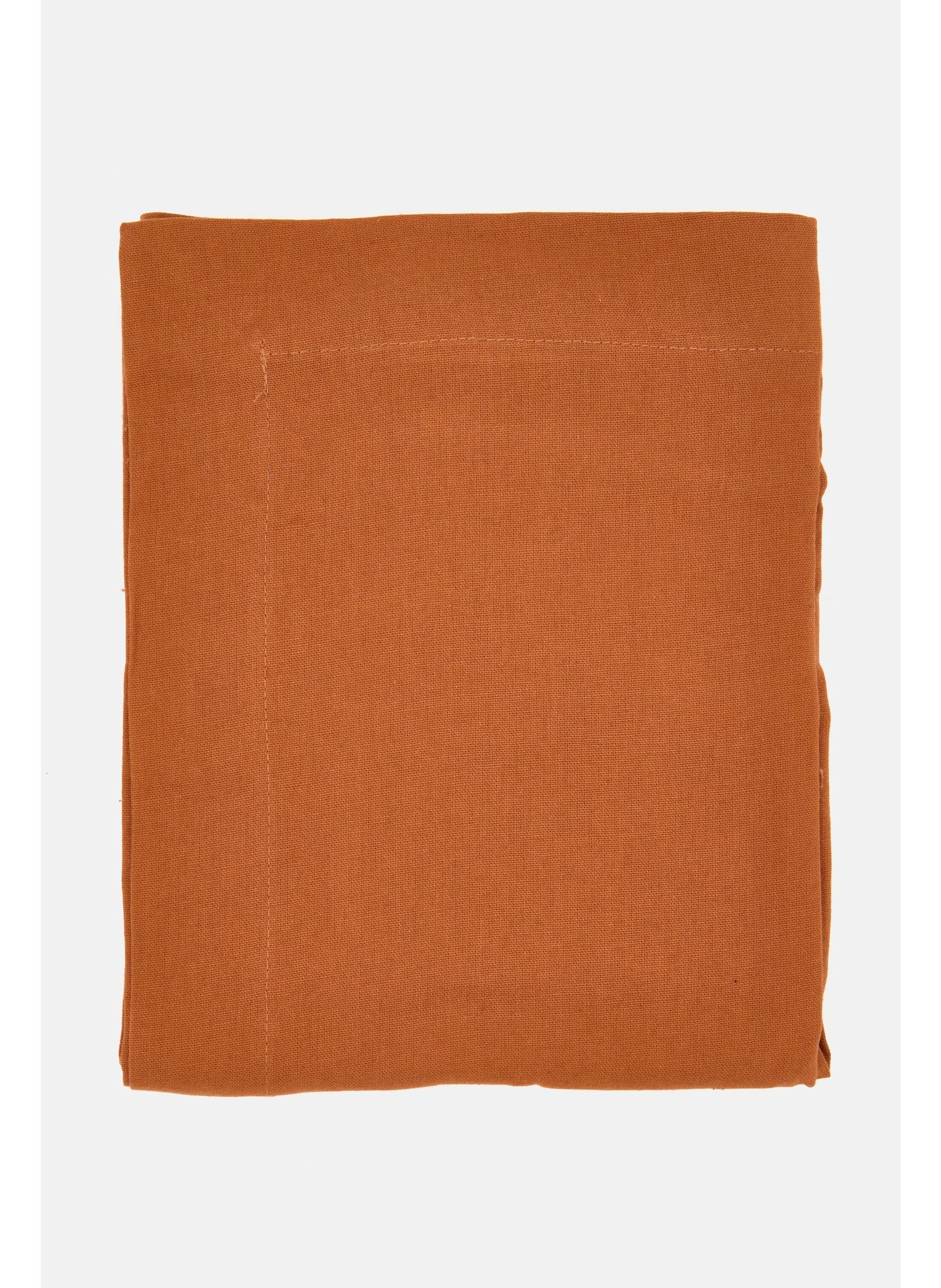 Plain Cotton Table Cloth 140 W x 180 L cm, Brown