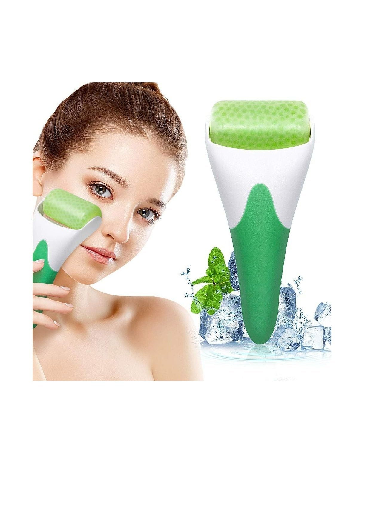 Ice Roller for Face & Eye Puffiness Migraine Pain Relief and Minor Injury Skin Care Products