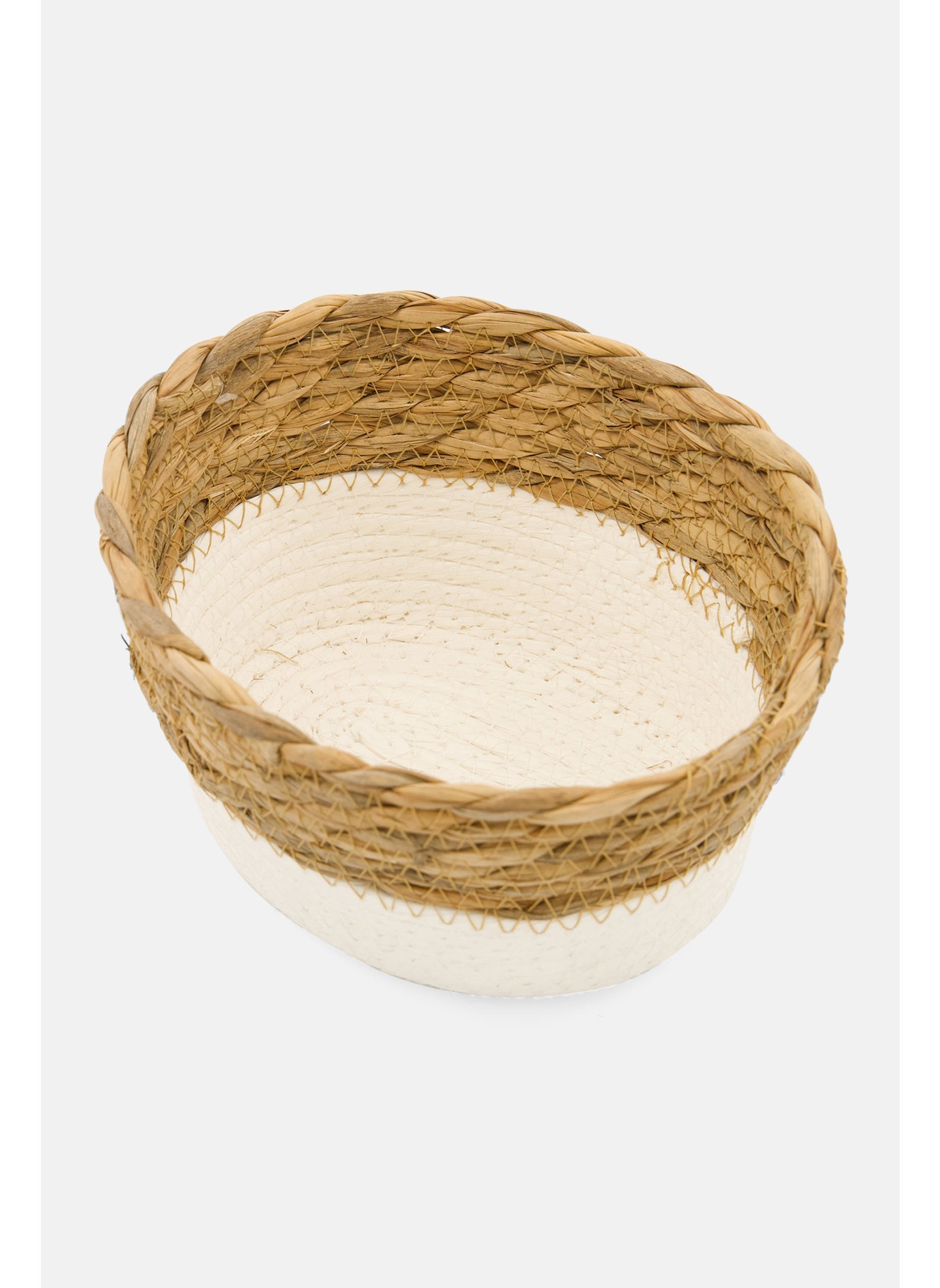 Bamboo Fiber Basket 9 H x 15 D cm, Assorted