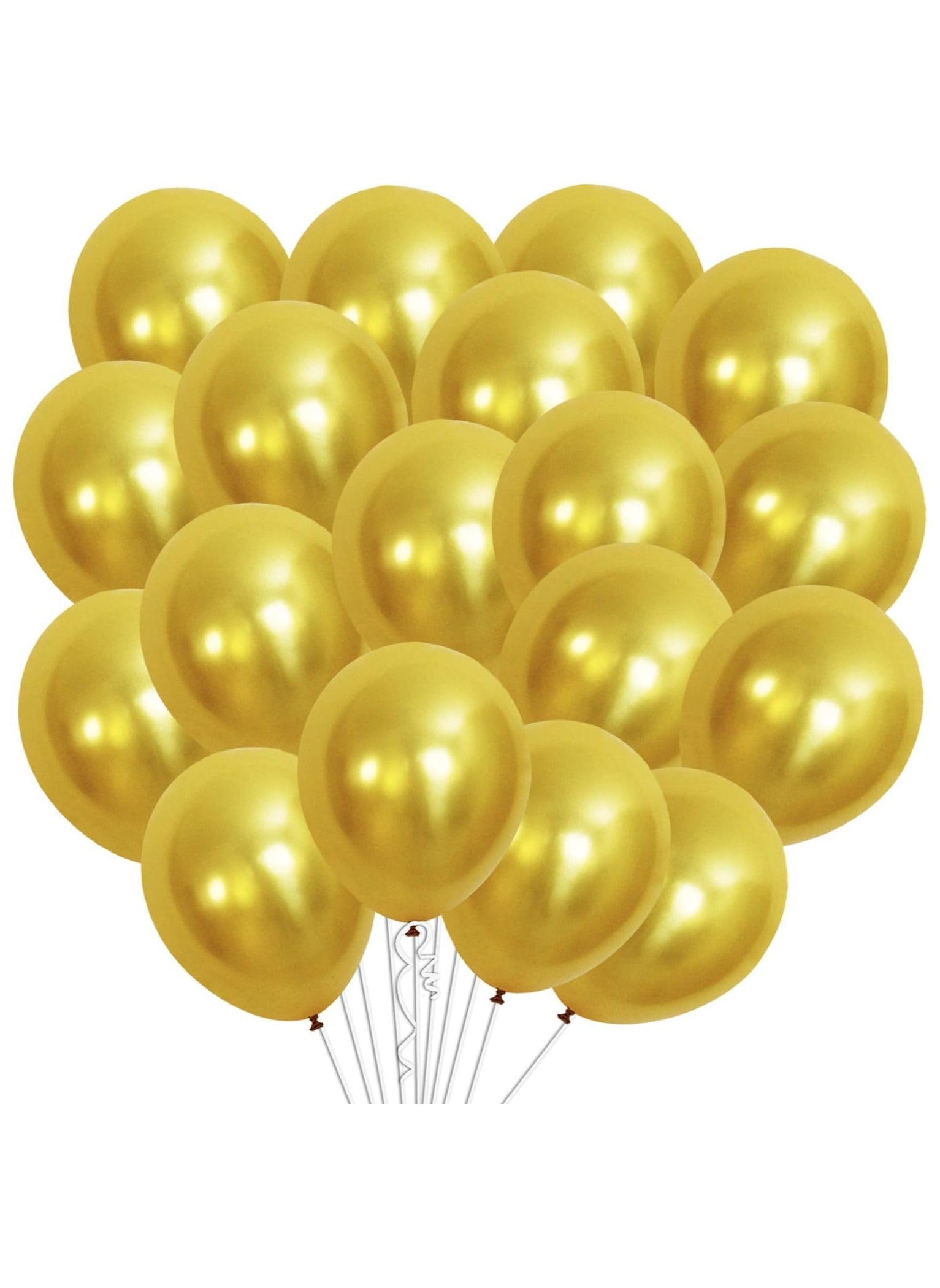 Gold Latex Balloons Gold Theme Birthday Party Decoration