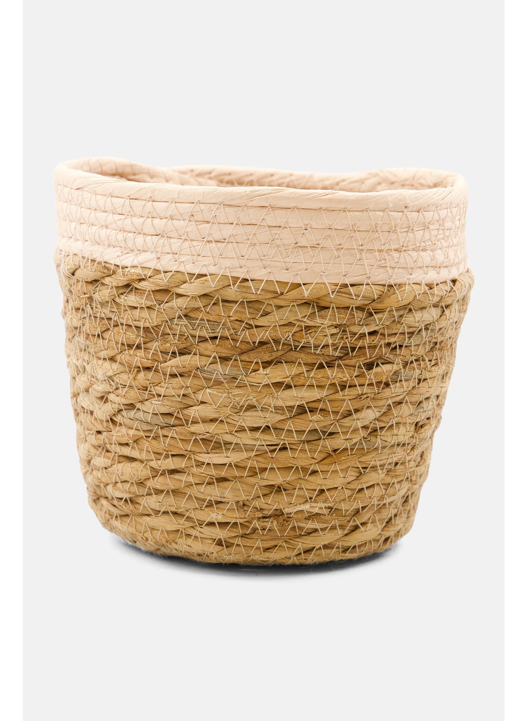 Bamboo Fiber Basket 12 H x 15 D cm, Assorted