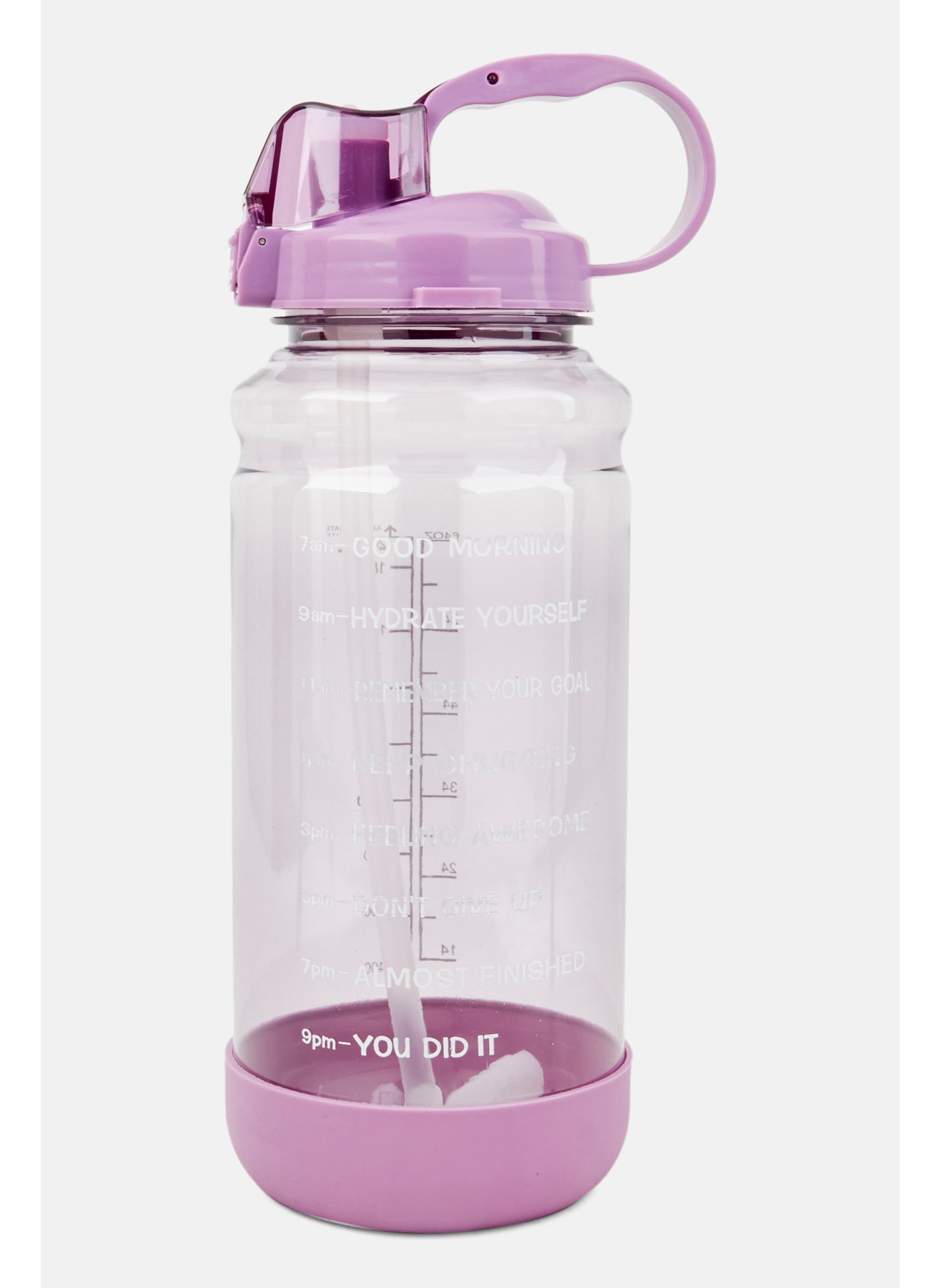 Motivational Jumbo Sports Water Bottle 3,5 L, Purple