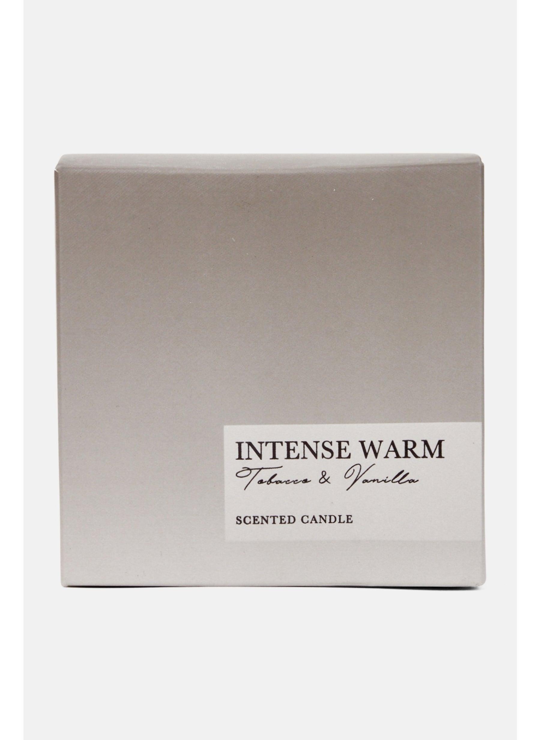 Intense Warm Scented Candle, Grey