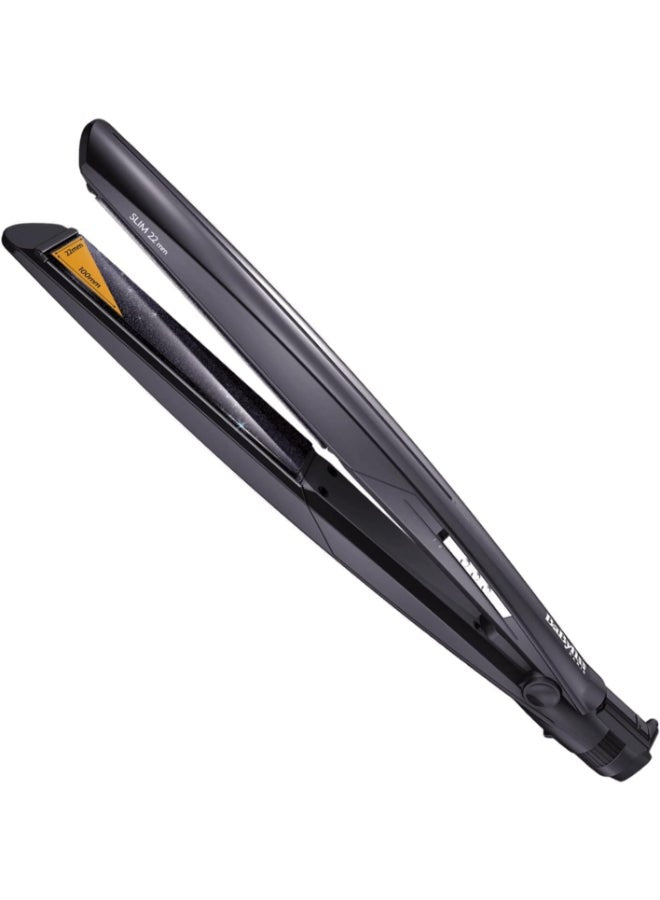 St325Sde Hair Straightener 230øC Ceramic Technology For Short And Medium Hair Slim 22 Mm Protect Black