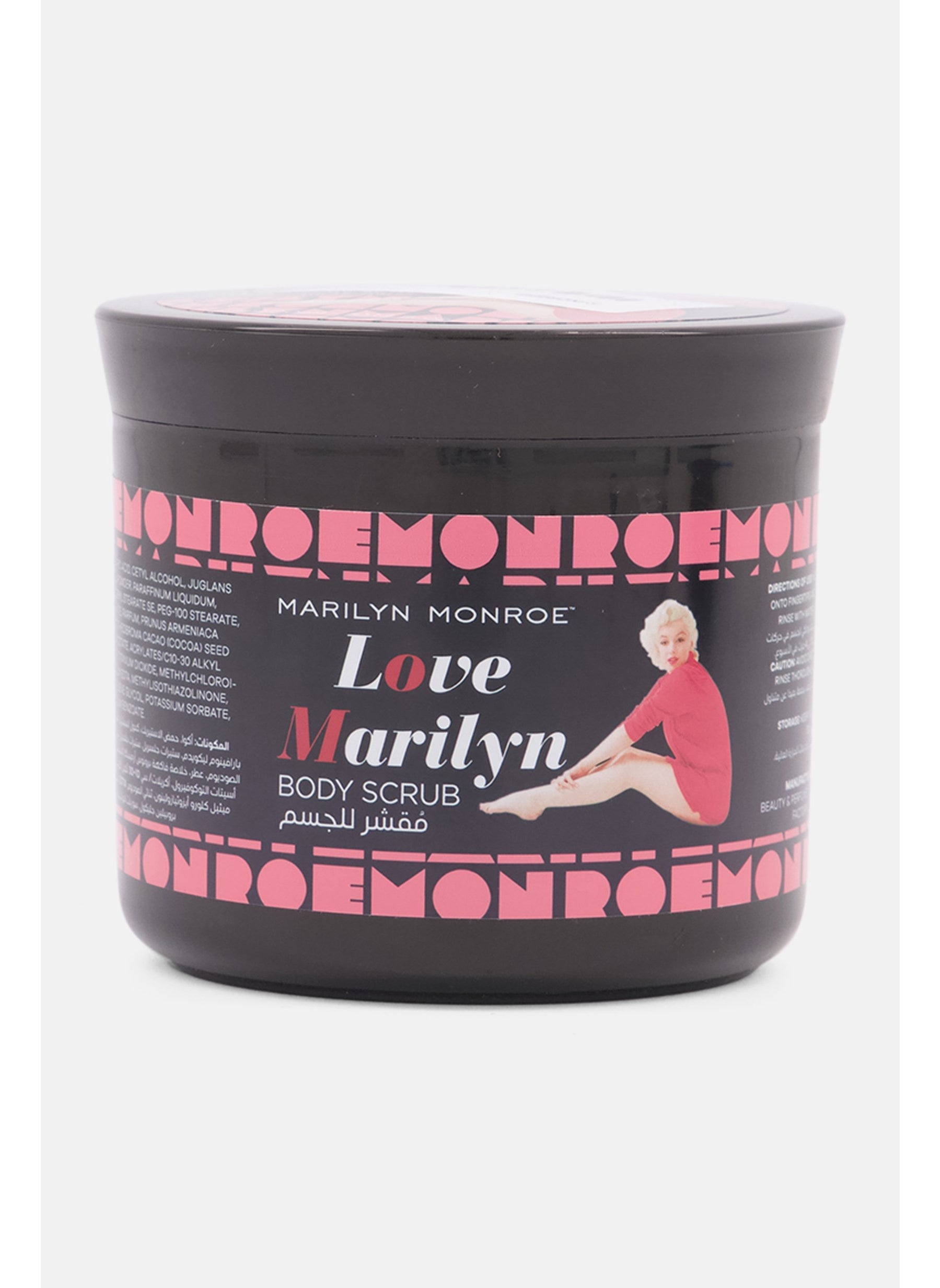 Body Scrub Love Marilyn 300 ml, Black/Pink