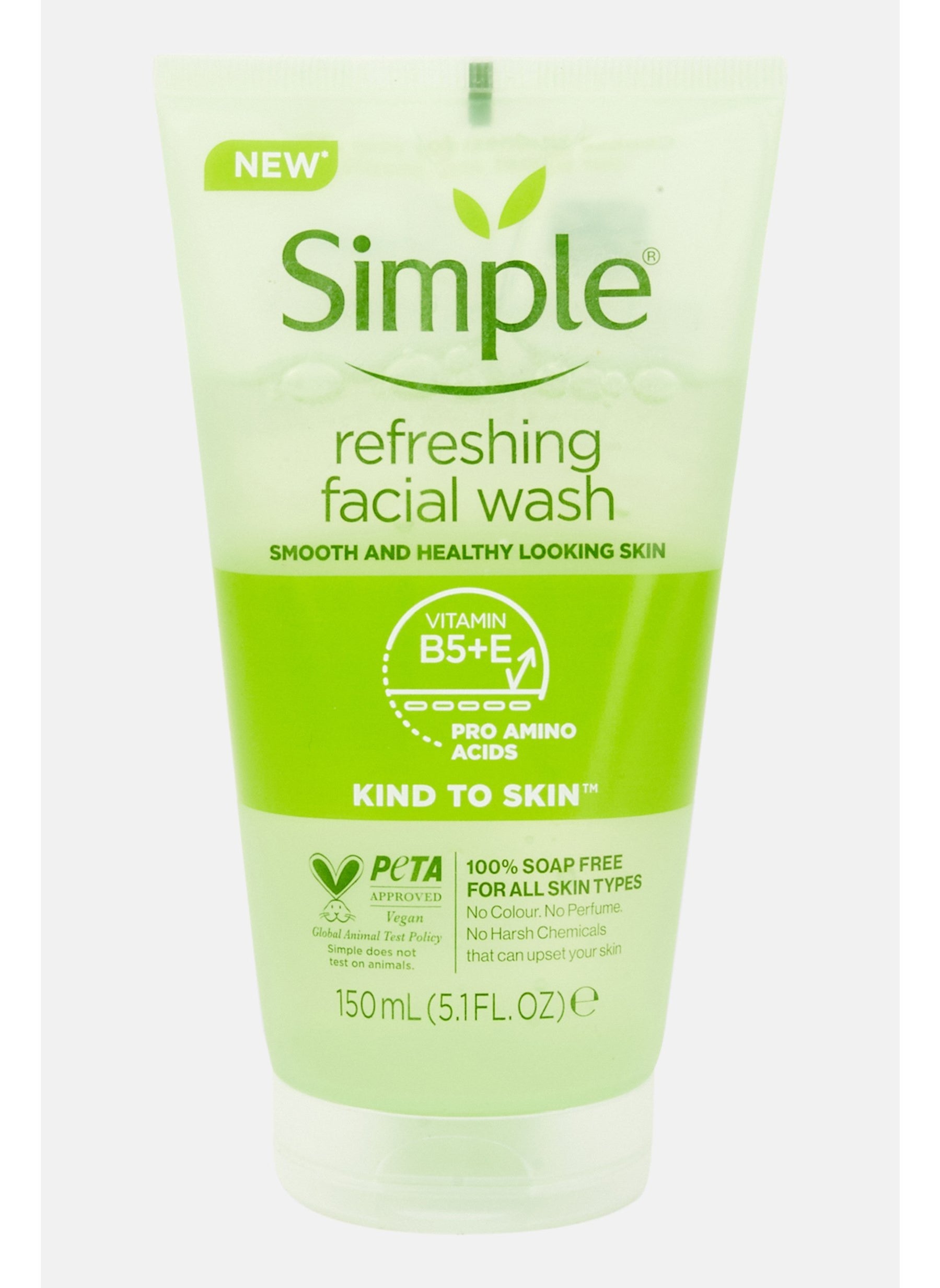 Refreshing Facial Wash 150ml, Green