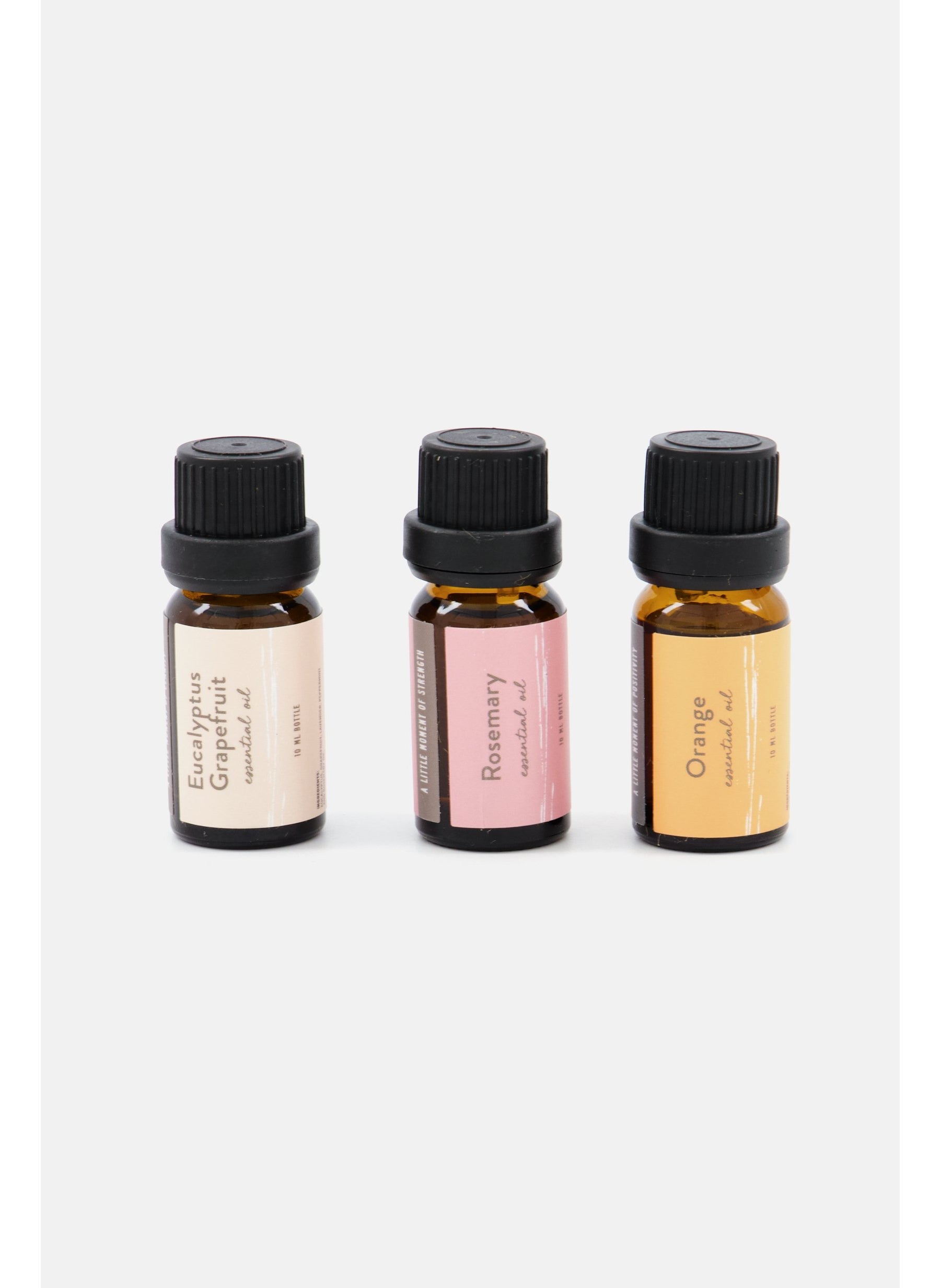 3 Pack 10 ml Essential Oil, Orange/Pink